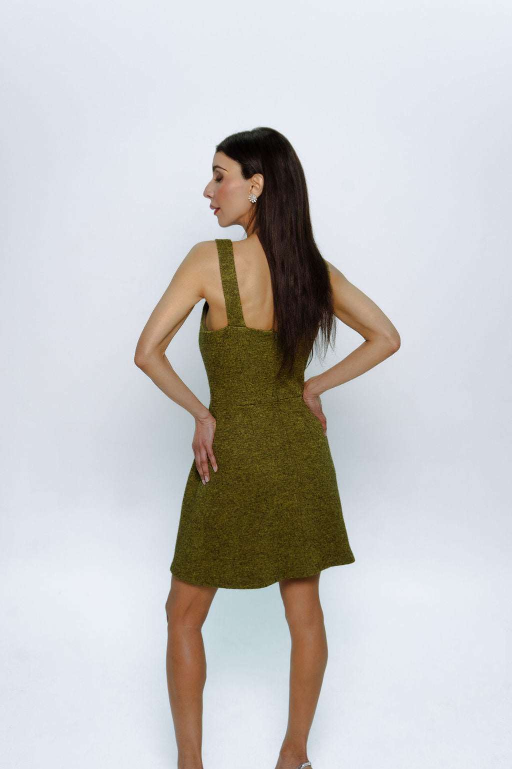 Green A-Line Dress