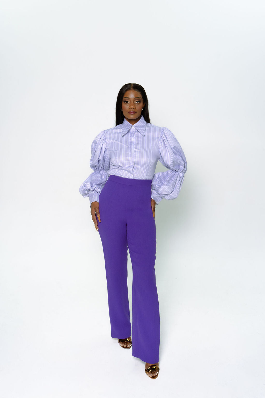2025 Purple High Waisted Pant