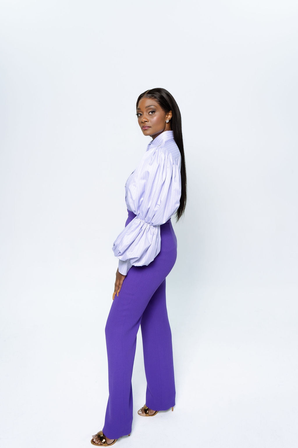 2025 Purple High Waisted Pant