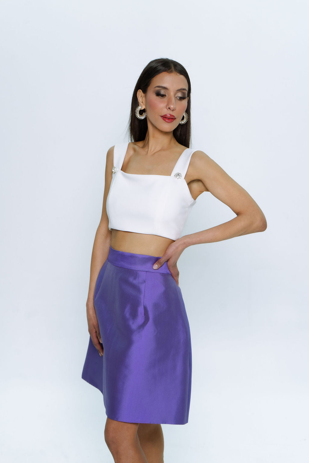 2025 White Crop Top